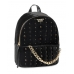Рюкзак Victoria's Secret Velvet V-Quilt Small City Backpack, Black rhinestones