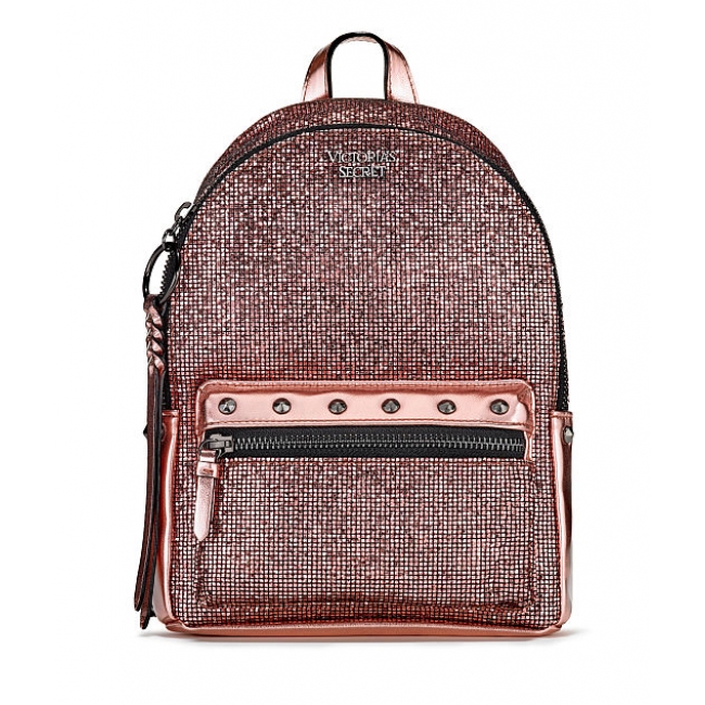 Рюкзак Victoria's Secret Sparkle Small City Backpack, рожевий