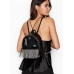 Рюкзак Victoria's Secret Pebbled V-Quilt Small City Backpack, Black glam