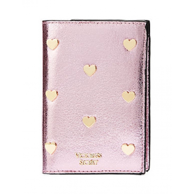 Обкладинка для Паспорта Victoria's Secret Pop Heart Metallic Passport Cover