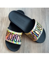Пляжні сланці STRAP SLIDE від Victoria's Secret PINK хамелеон