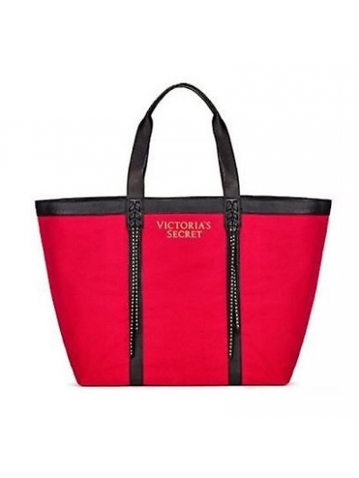 Сумка Victoria's Secret Fringe Tote Bag Red
