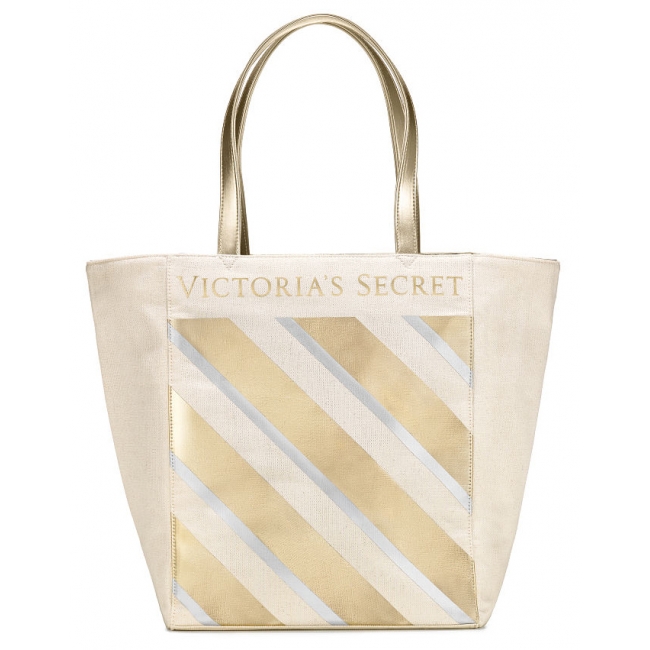 Сумка Victoria's Secret Metallic Striped Tote