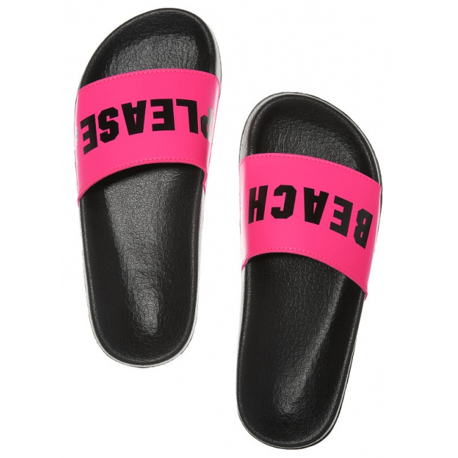 Шльопанці / Сланці STRAP SLIDE від Victoria's Secret PINK рожеві