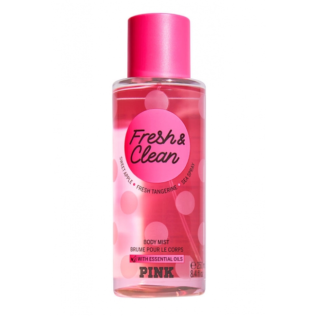 Спрей Victoria's Secret PINK Fresh & Clean Body Mist, 250 ml свіжий аромат