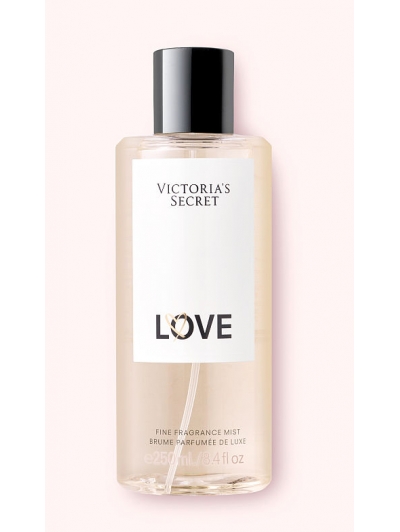 Парфумований Спрей Victoria's Secret Love Fragrance Mist, 250 ml свіжий аромат з нотами ялівцю та рум'яного абрикосу