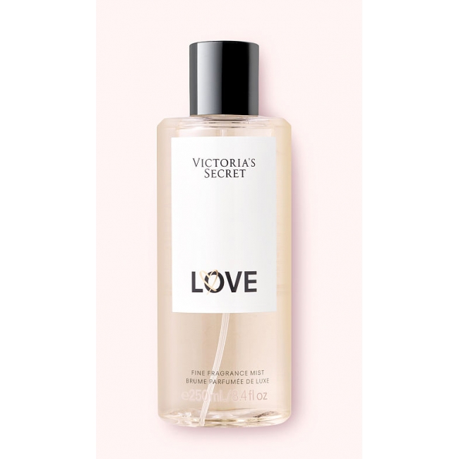 Парфумований Спрей Victoria's Secret Love Fragrance Mist, 250 ml свіжий аромат з нотами ялівцю та рум'яного абрикосу