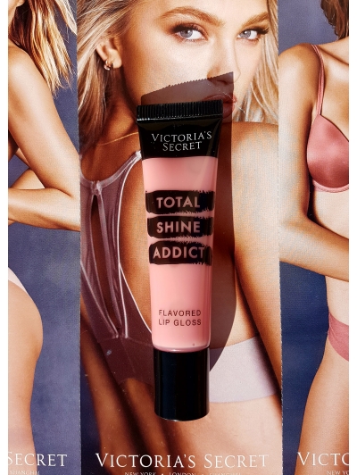 Блиск для Губ Victoria's Secret Total Shine Addict Flavored Lip Gloss рожевий
