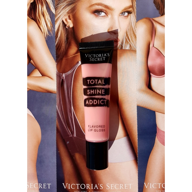 Блиск для Губ Victoria's Secret Total Shine Addict Flavored Lip Gloss рожевий