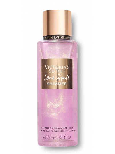 Спрей з блискітками Victoria's Secret Love Spell Holiday Shimmer Fragrance Mist, 250 ml