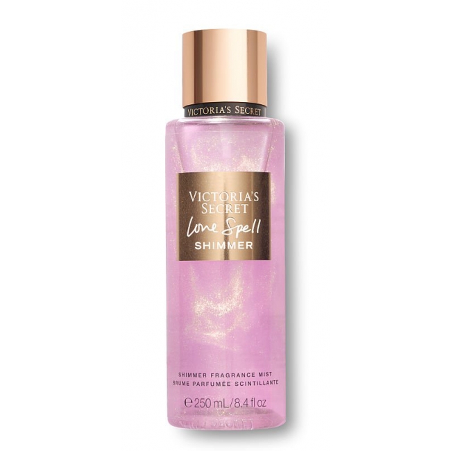 Спрей з блискітками Victoria's Secret Love Spell Holiday Shimmer Fragrance Mist, 250 ml