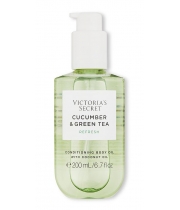 Олія Для Тіла Victoria's Secret Cucumber & Green Tea Natural Beauty Conditioning Body Oil , 200 ml 