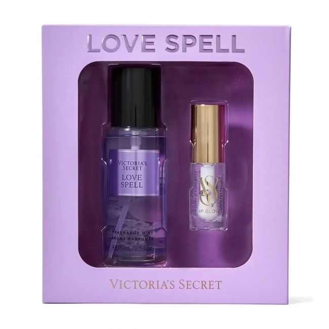 Подарунковий набір Victoria's Secret Love Spell Mist & Kiss Two-Piece Gift Set