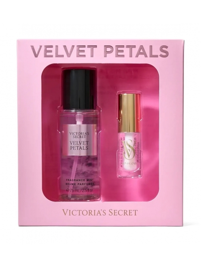 Подарунковий набір Victoria's Secret Velvet Petals Mist & Kiss Two-Piece Gift Set