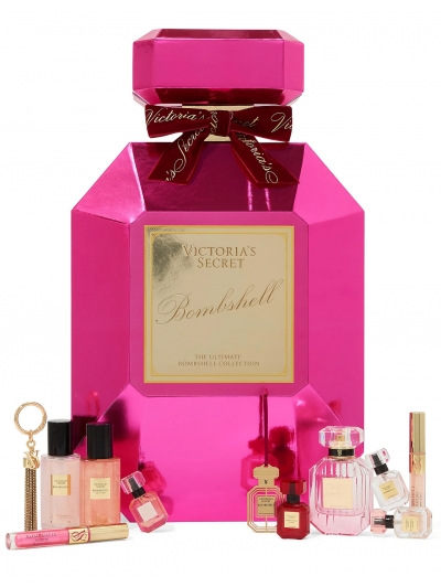 Подарунковий набір Адвент календар Victoria's Secret 12 Bombshell Advent Calendar Gift Set, New Holiday Bombshell Soirée