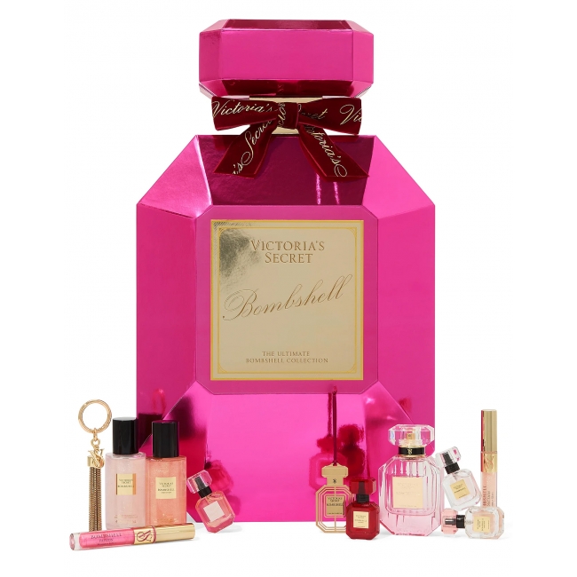 Подарунковий набір Адвент календар Victoria's Secret 12 Bombshell Advent Calendar Gift Set, New Holiday Bombshell Soirée