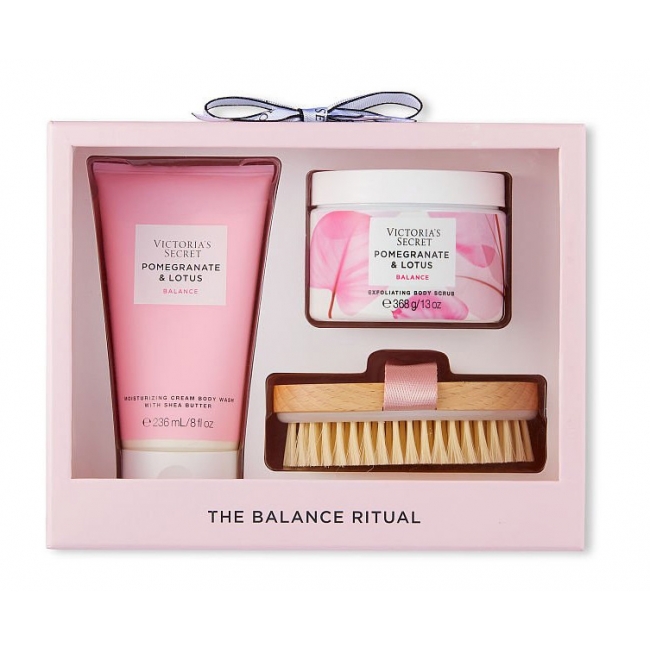 Подарунковий набір Victoria's Secret Pomegranate & Lotus Natural Beauty Body Care Ritual
