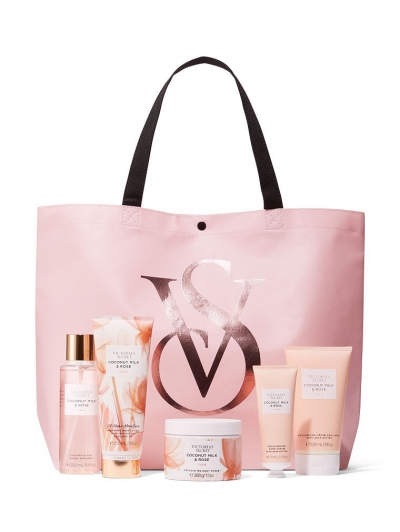 Подарунковий набір Victoria's Secret Coconut Milk & Rose Natural Beauty Body Care Ritual Kit