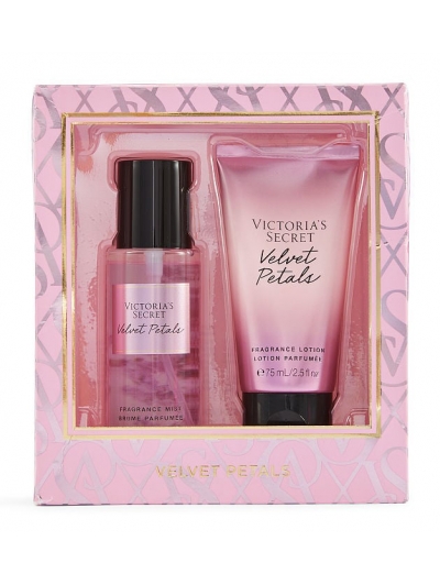 Подарунковий набір Victoria's Secret Velvet Petals Mini Mist & Lotion Duo