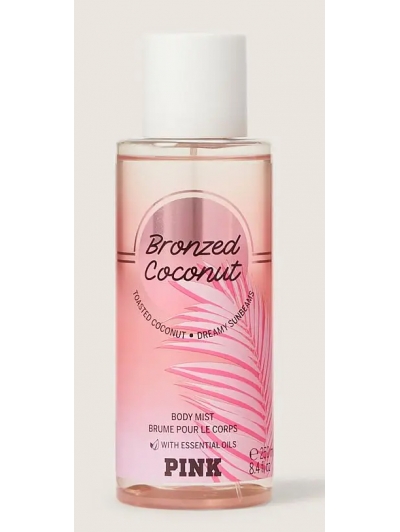 Спрей для тіла Victoria's Secret PINK Bronzed Coconut Body Mist, 250 ml аромат кокосу та сандалового дерева