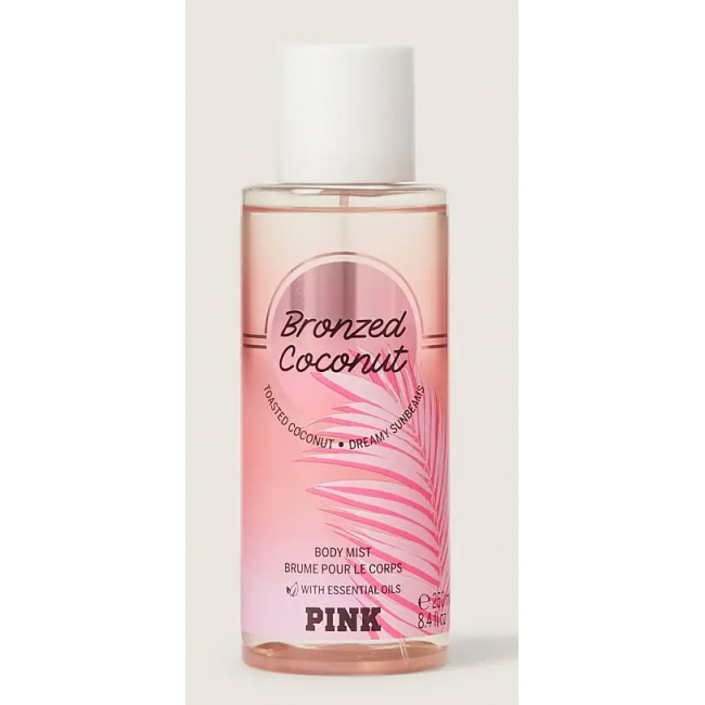 Спрей для тіла Victoria's Secret PINK Bronzed Coconut Body Mist, 250 ml аромат кокосу та сандалового дерева