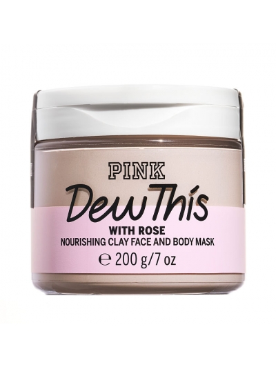 Маска для обличчя та тіла PINK CLAY FACE AND BODY MASK