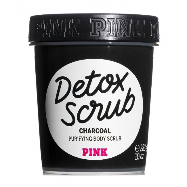 Скраб для тіла з ефектом детокс Вікторія Сикрет PINK Detox Purifying Scrab