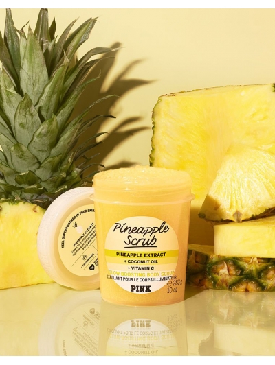 Скраб для тіла Victoria's Secret Pineapple Scrub Glow-Boosting Body Scrub with Pineapple Extract, 283 g