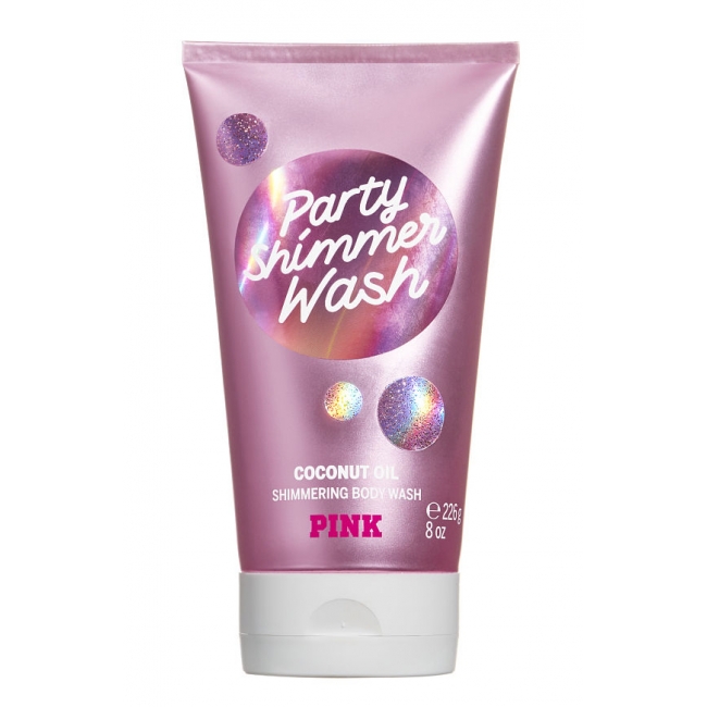 Гель для душу з мерехтливими частинками та кокосовим маслом Coconut Oil Shimmering Body Wash