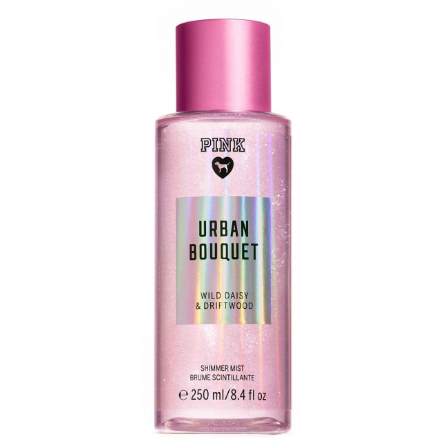 Спрей з блискітками Victoria's Secret Pink Urban Bouquet Shimmer Body Mist