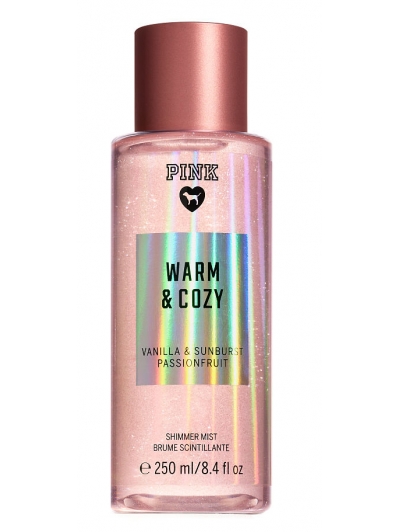 Спрей з блискітками Victoria's Secret Pink Warm And Cozy Shimmer Body Mist