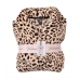 Халат Вікторія Сикрет Plush Short Cozy Robe, Leopard Print