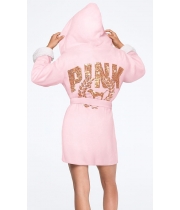Халат Victoria's Secret Pink Bling Sherpa Lined Robe