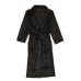 Халат Victoria's Secret Plush Long Robe, Black Leopard