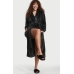 Халат Victoria's Secret Plush Long Robe, Black Leopard