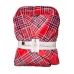Халат Victoria's Secret Plush Short Cozy Robe, Lipstick Plaid