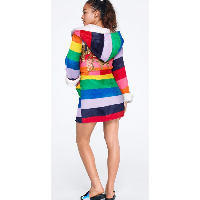 Халат Victoria's Secret Pink Bling Sherpa Lined Robe