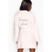 Халат Victoria's Secret Plush Short Cozy Robe, Pink