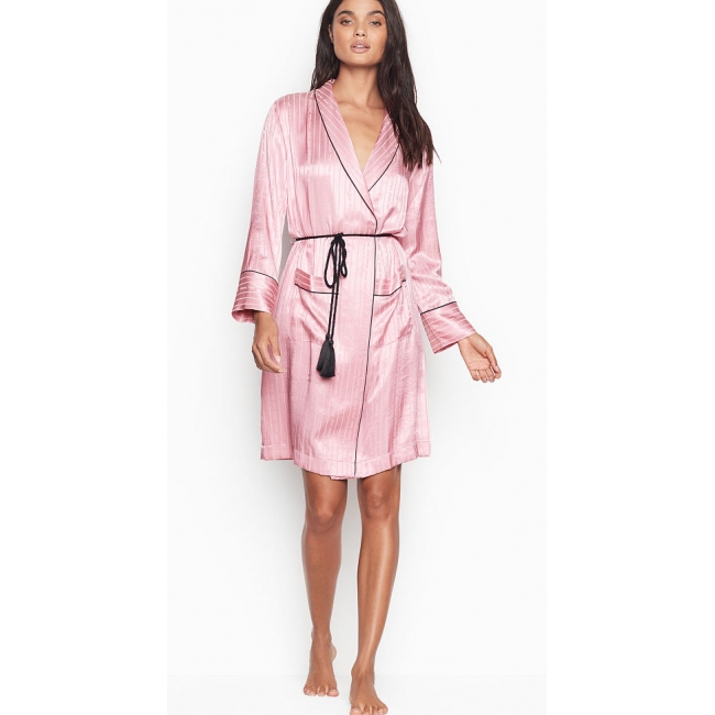 Сатиновий Халат Вікторія Секрет Tassel-tie Satin Robe