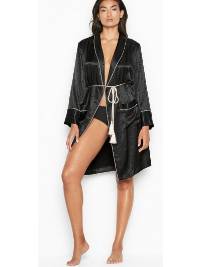 Сатиновий Халат Вікторія Секрет Tassel-tie Satin Robe
