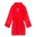 Халат Victoria's Secret Plush Short Cozy Robe, Red