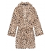 Халат Вікторія Сикрет Plush Short Cozy Robe, Leopard