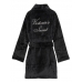 Халат Victoria's Secret Plush Short Cozy Robe, Black