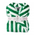 Халат Victoria's Secret Plush Short Cozy Robe, Green Stripe
