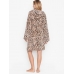 Халат Victoria's Secret Hooded Short Cozy Robe, Leopard Print