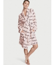 Халат Victoria's Secret Plush Short Cozy Robe, Light Pink