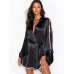 Атласний Халат Кімоно Victoria's Secret, Black