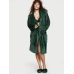 Халат Victoria's Secret Plush Short Cozy Robe, Green VS