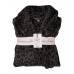 Халат Вікторія Сикрет Plush Short Cozy Robe, Black Leopard