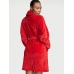 Халат Victoria's Secret Plush Short Cozy Robe, Red VS